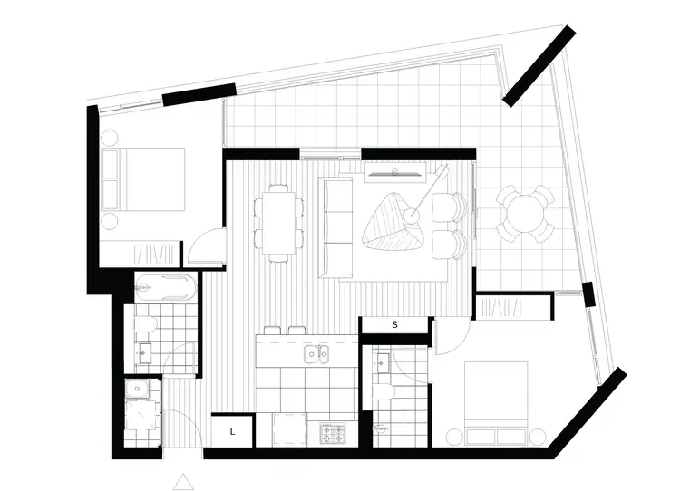 Floorplan of Homely apartment listing, 202/1D Thermeda Avenue, Tallawong NSW 2762