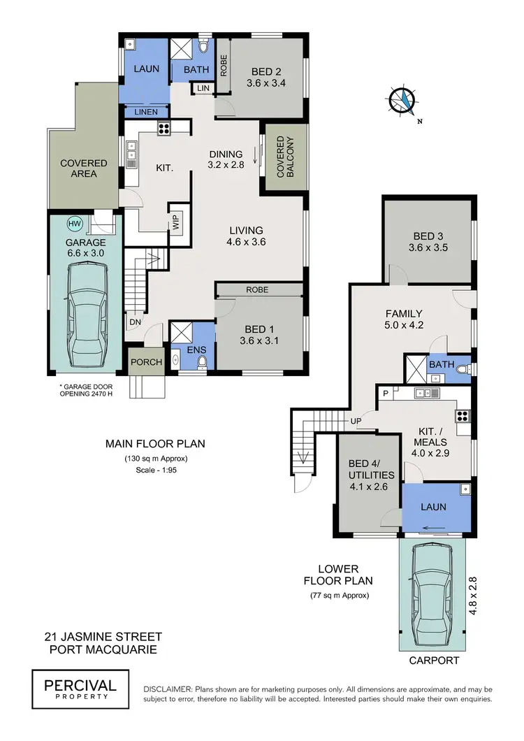 Floorplan of Homely house listing, 21 Jasmine Street, Port Macquarie NSW 2444