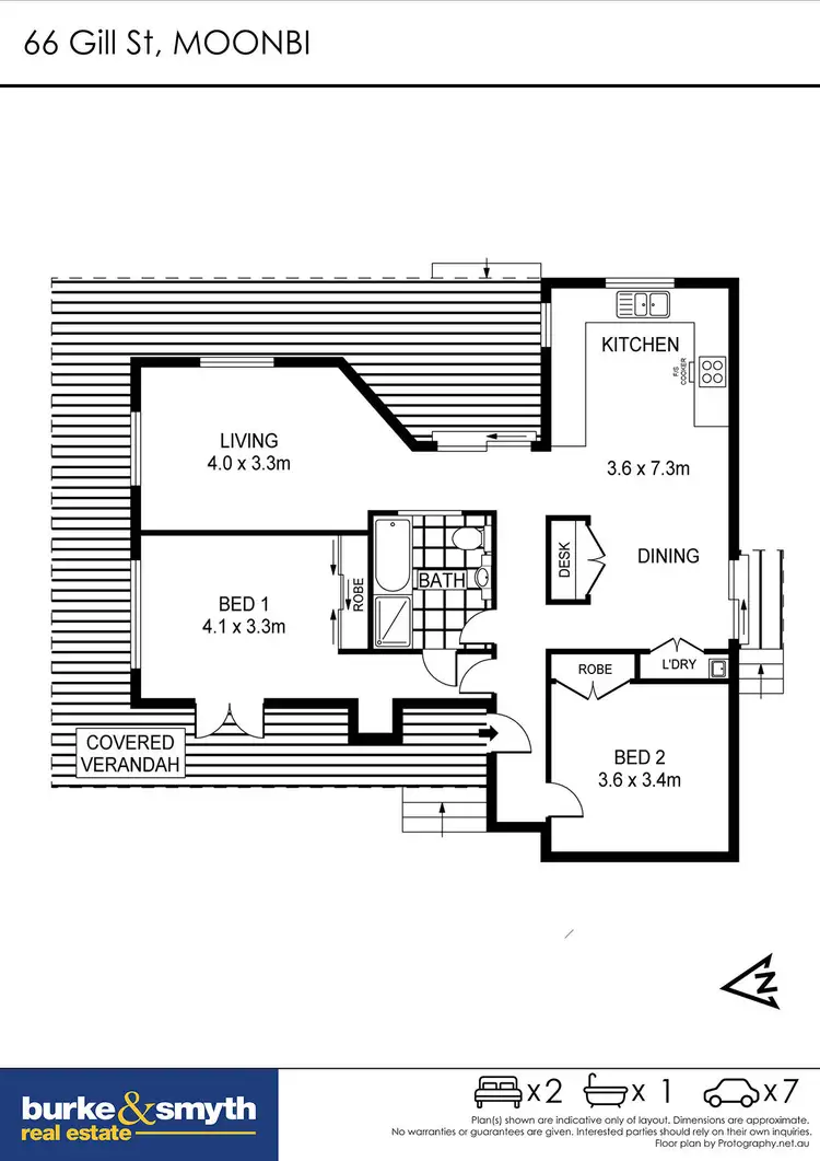 Floorplan of Homely house listing, 66 Gill Street, Moonbi NSW 2353
