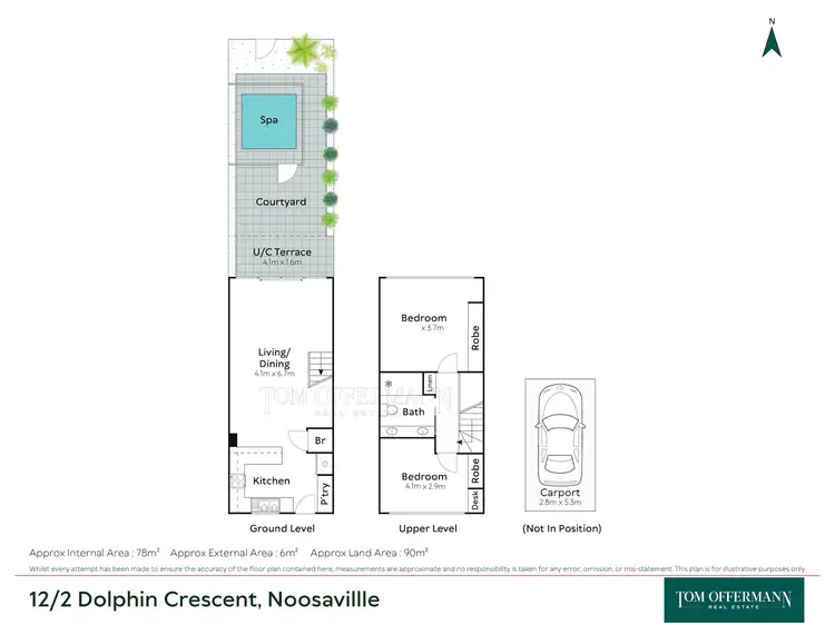 Floorplan of Homely unit listing, 12/2 Dolphin Crescent, Noosaville QLD 4566