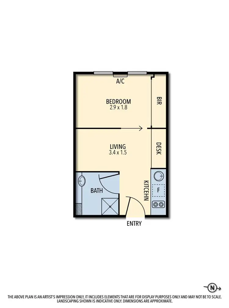 Floorplan of Homely unit listing, 119/116-130 Main Drive, Macleod VIC 3085