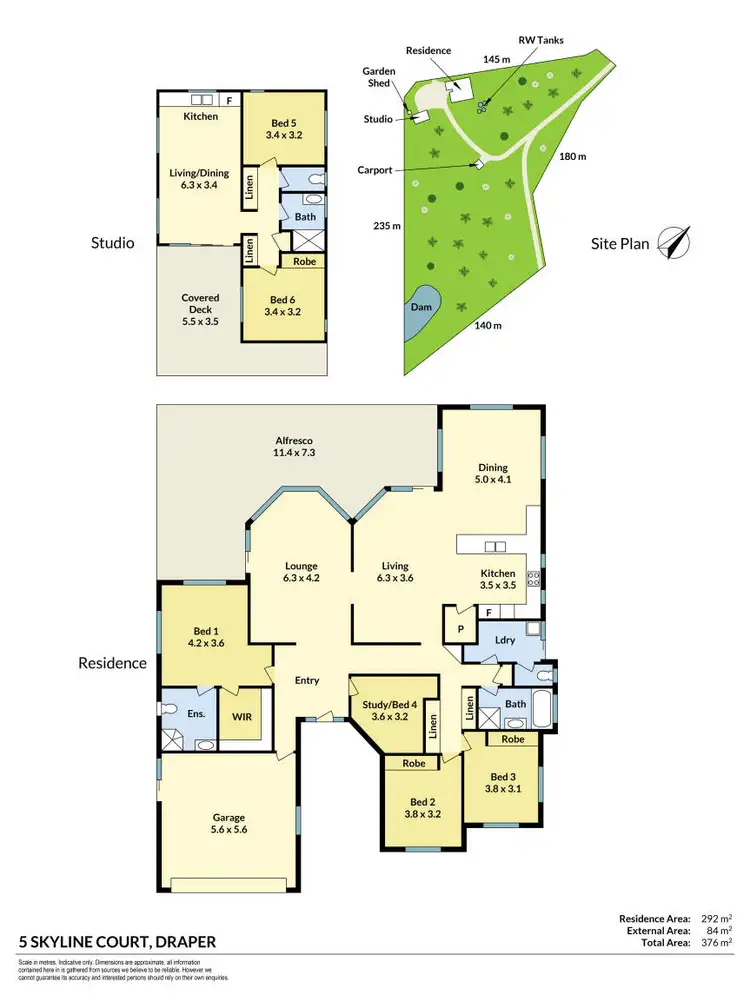 Floorplan of Homely house listing, 5 Skyline Court, Draper QLD 4520