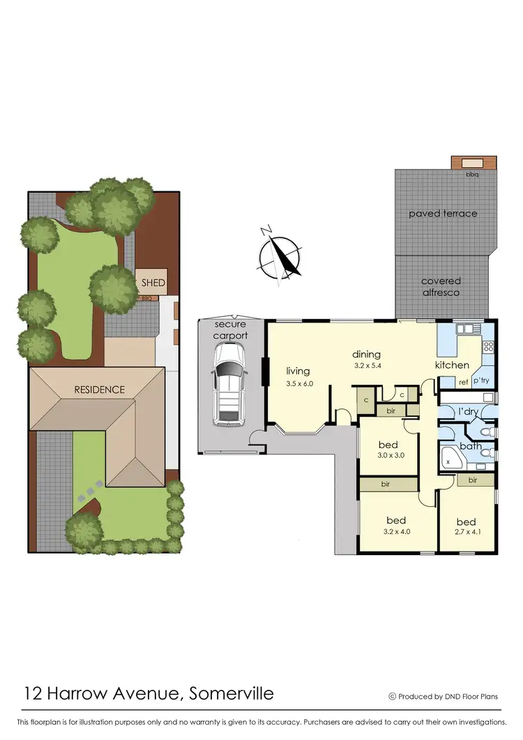Floorplan of Homely house listing, 12 Harrow Avenue, Somerville VIC 3912