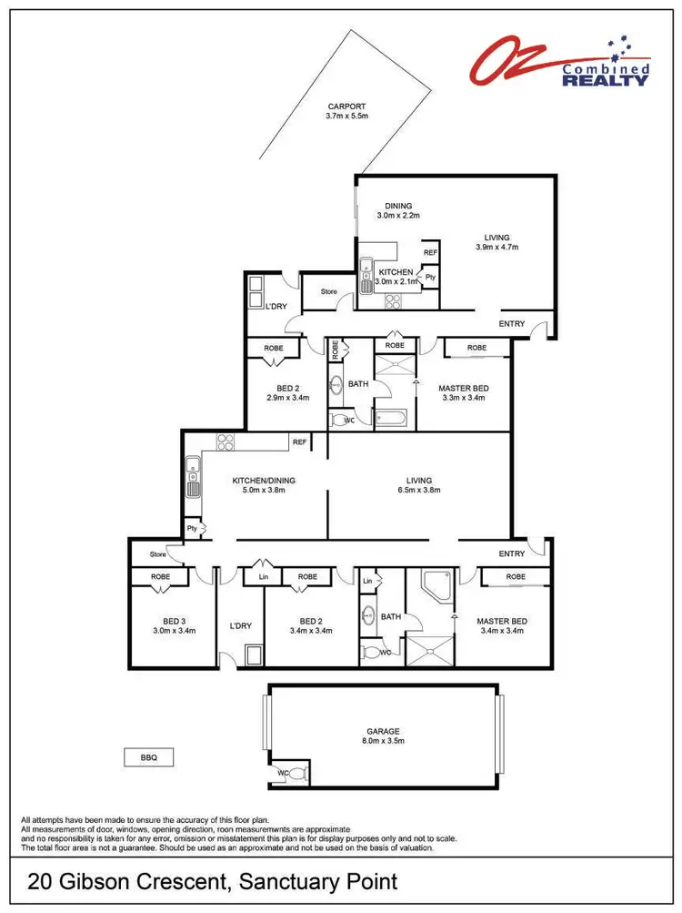 Floorplan of Homely house listing, 20 Gibson Crescent, Sanctuary Point NSW 2540
