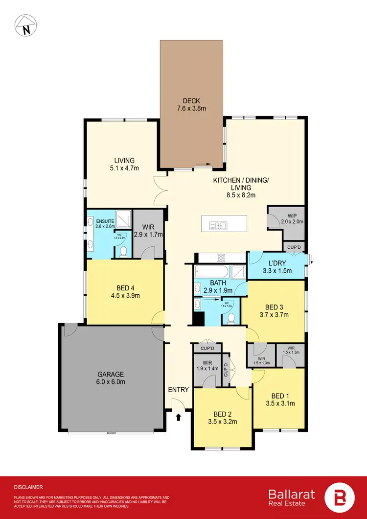 Floorplan of Homely house listing, 13 Chase Boulevard, Alfredton VIC 3350