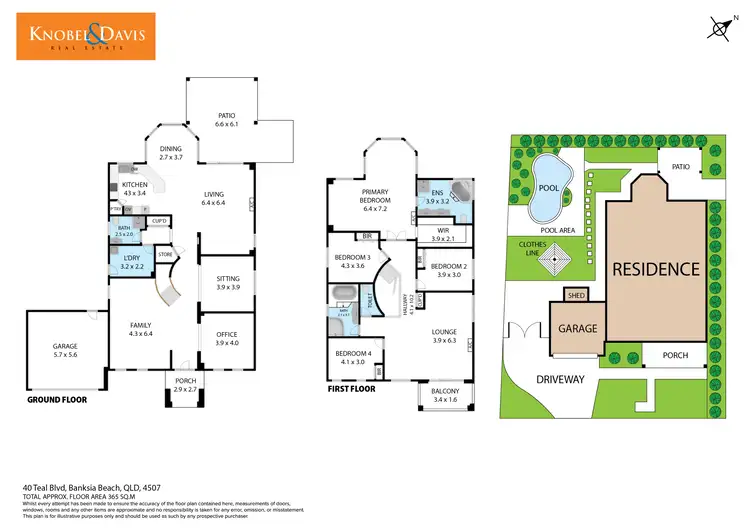 Floorplan of Homely house listing, 40 Teal Boulevard, Banksia Beach QLD 4507
