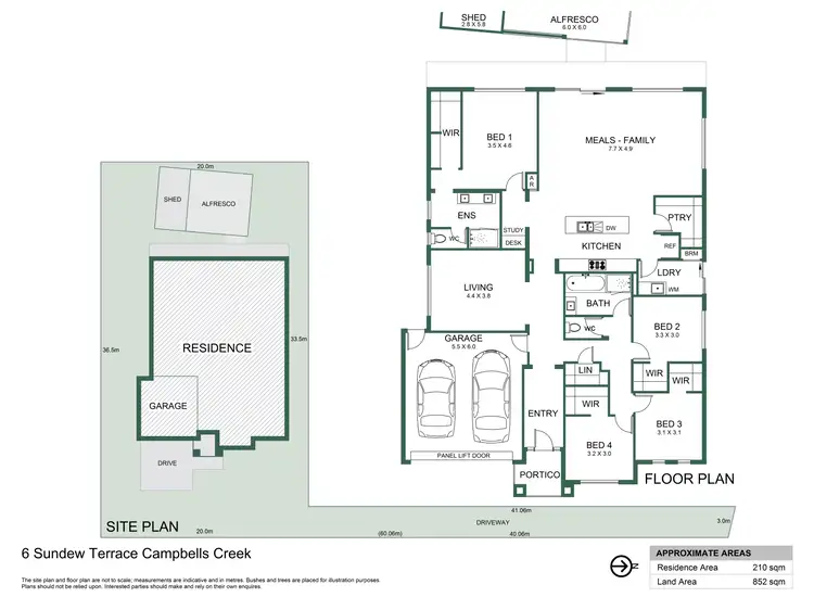 Floorplan of Homely house listing, 6 Sundew Terrace, Campbells Creek VIC 3451