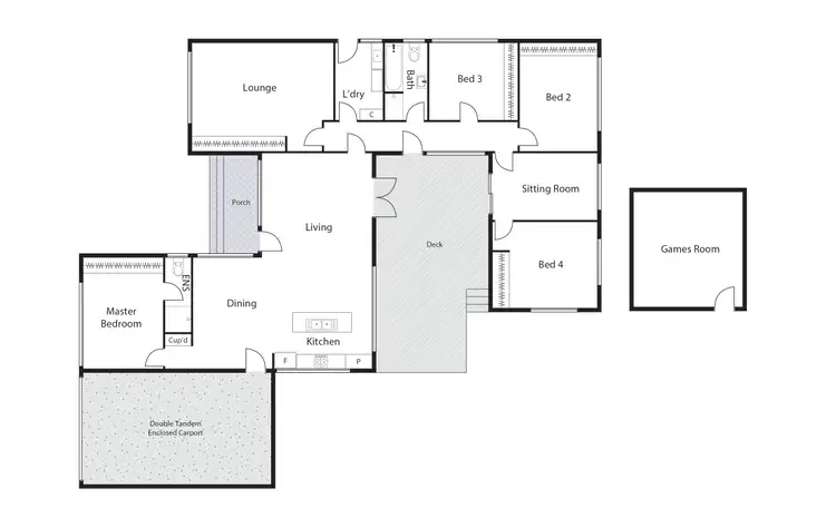 Floorplan of Homely house listing, 7 Cumberlege Crescent, Pearce ACT 2607