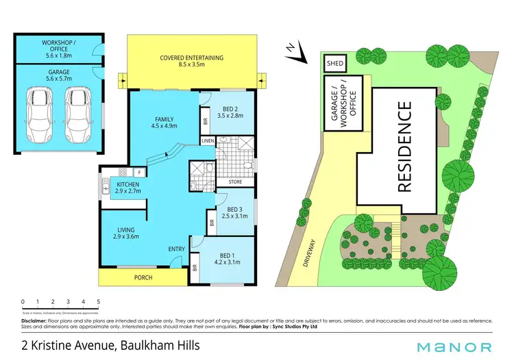 Floorplan of Homely house listing, 2 Kristine Avenue, Baulkham Hills NSW 2153