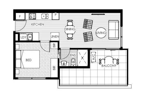 Floorplan of Homely apartment listing, 74/70 Efkarpidis Street, Gungahlin ACT 2912