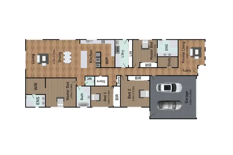 Floorplan of Homely house listing, 23 Lucania Crescent, Tarneit VIC 3029