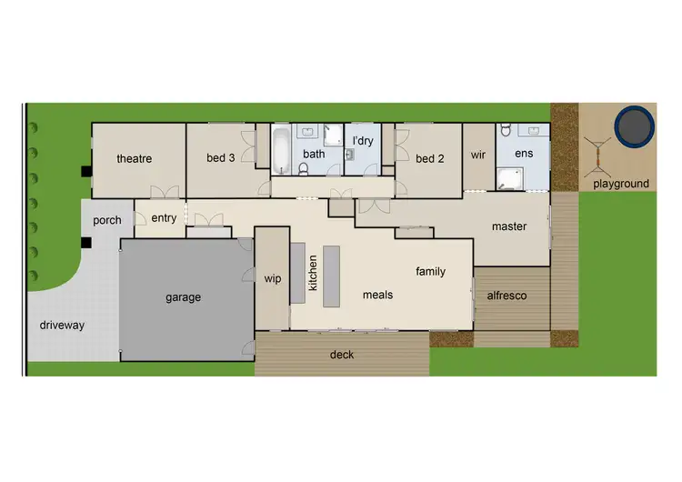 Floorplan of Homely house listing, 16 City Vista Circuit, Cranbourne West VIC 3977