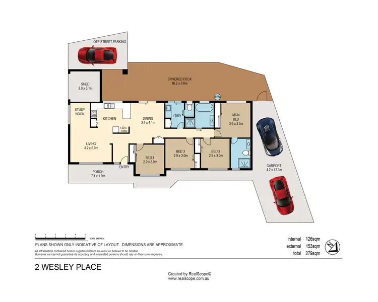 Floorplan of Homely house listing, 2 Wesley Place, Sinnamon Park QLD 4073