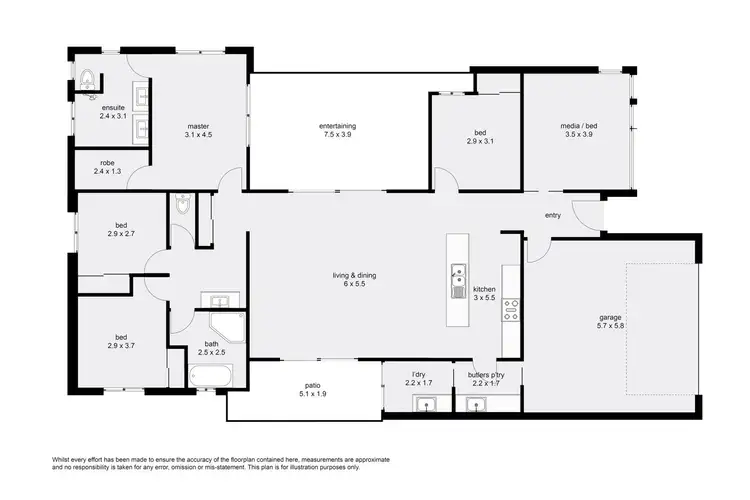 Floorplan of Homely house listing, 7 Clay Pass, Redlynch QLD 4870