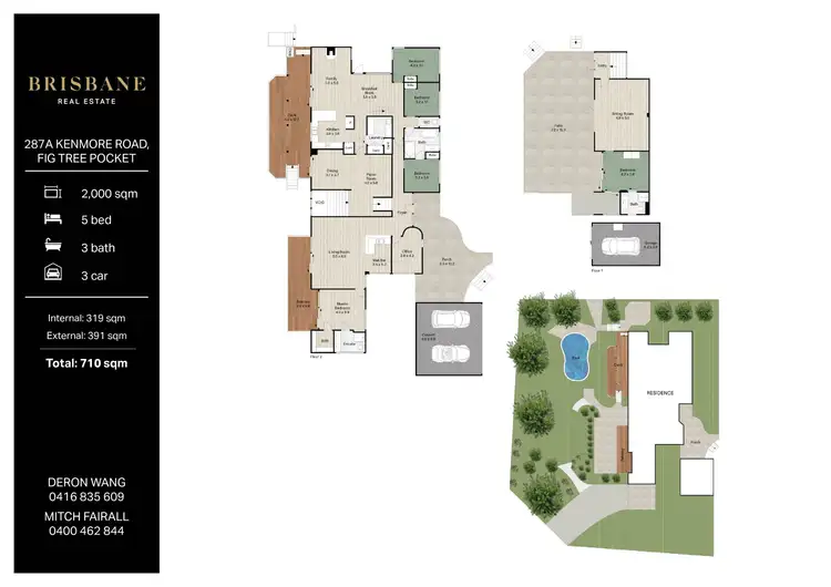 Floorplan of Homely house listing, 287A Kenmore Road, Fig Tree Pocket QLD 4069