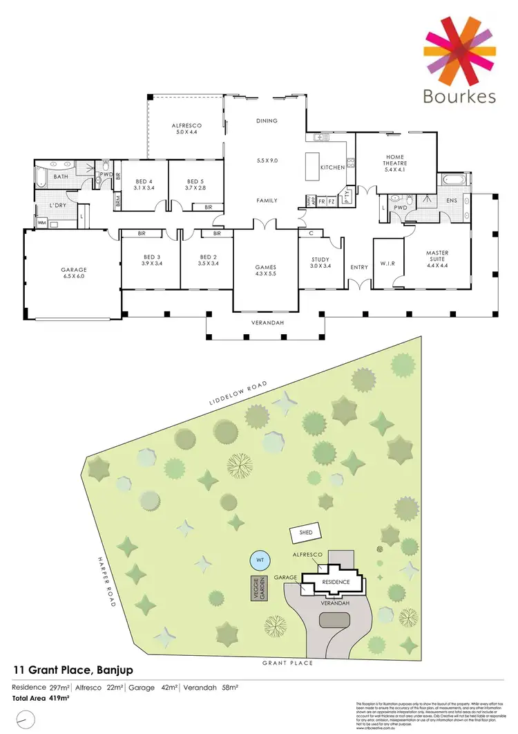 Floorplan of Homely house listing, 11 Grant Place, Banjup WA 6164