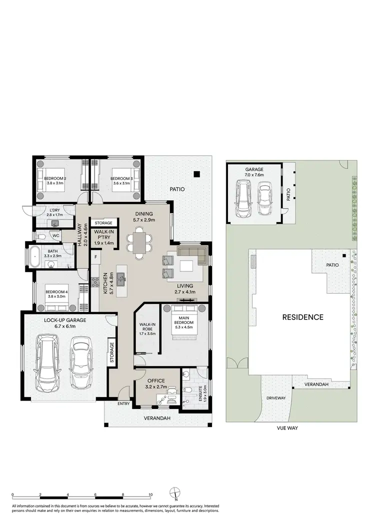 Floorplan of Homely house listing, 21 Vue Way, Parkhurst QLD 4702
