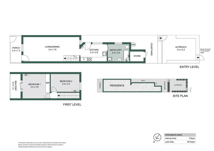 Floorplan of Homely house listing, 68 Foucart Street, Rozelle NSW 2039