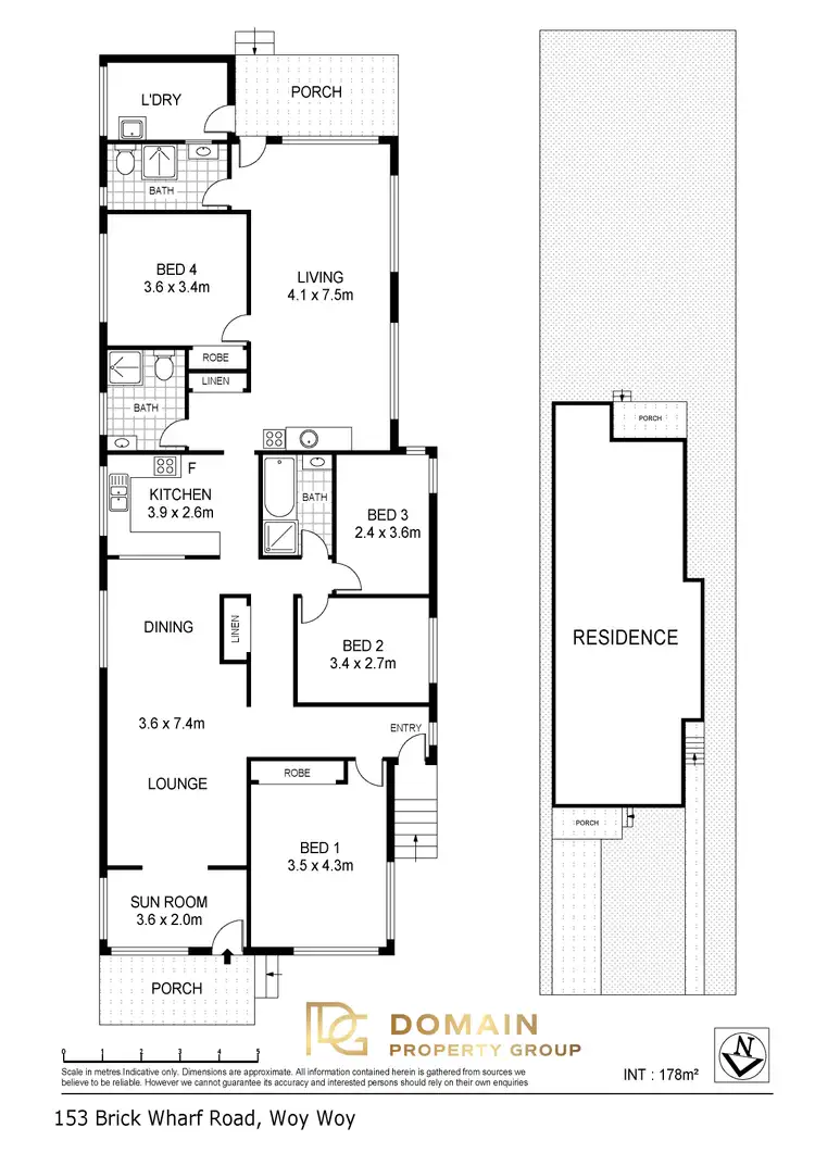 Floorplan of Homely house listing, 153 Brick Wharf Road, Woy Woy NSW 2256
