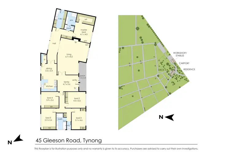 Floorplan of Homely rural property listing, 45 Gleeson Road, Tynong VIC 3813