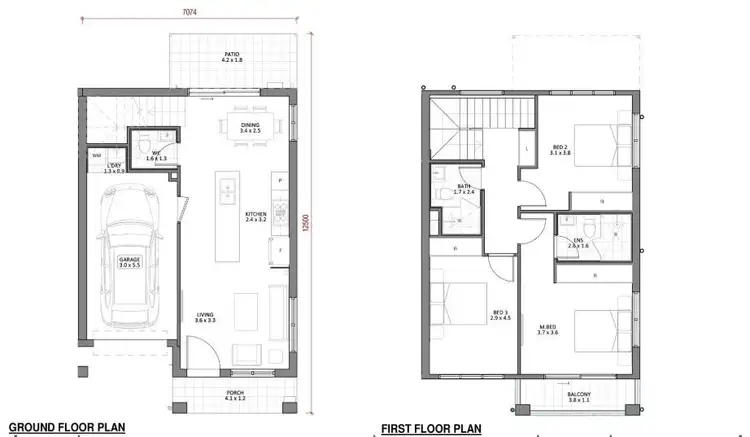 Floorplan of Homely townhouse listing, Address available on request