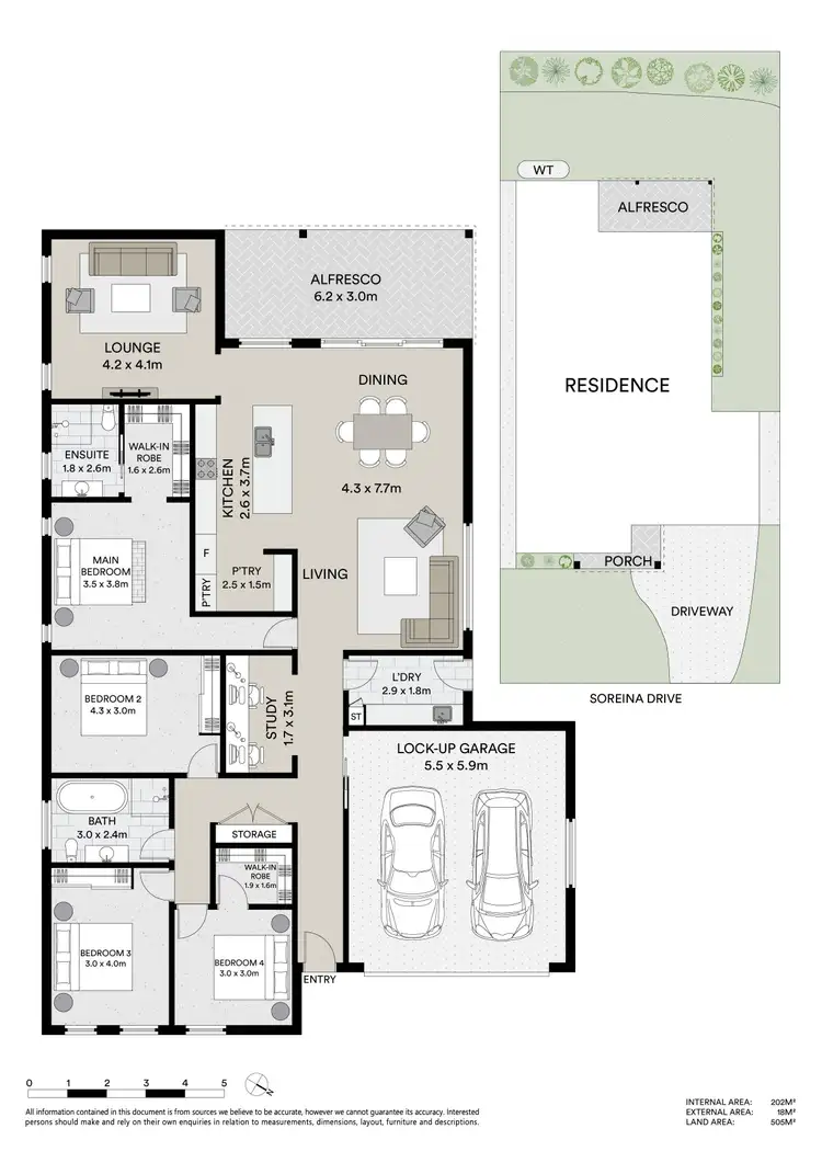 Floorplan of Homely house listing, 4 Soreina Drive, Wyee NSW 2259