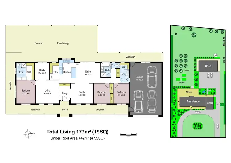 Floorplan of Homely house listing, 3 Drovers Close, Drouin VIC 3818