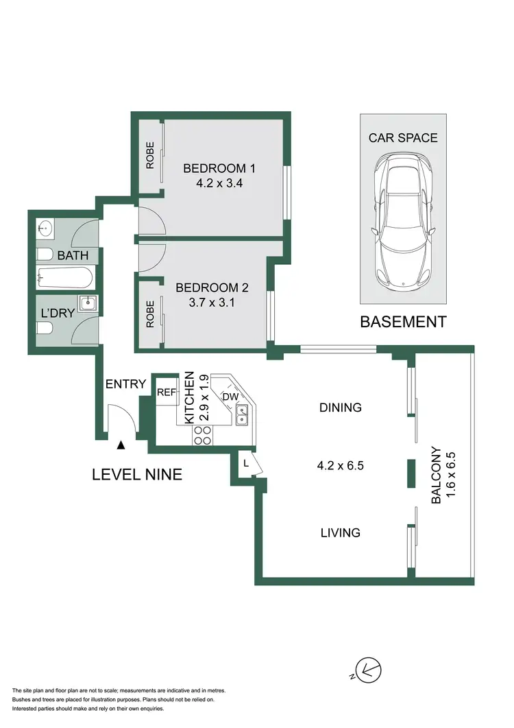 Floorplan of Homely apartment listing, 48/8 Norman Street, Darlinghurst NSW 2010