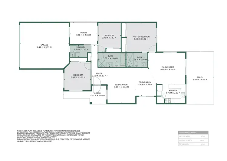 Floorplan of Homely house listing, 44 Rose Crescent, Fitzgibbon QLD 4018