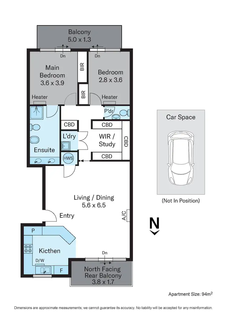 Floorplan of Homely apartment listing, 27/781 Whitehorse Road, Mont Albert VIC 3127