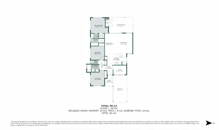 Floorplan of Homely house listing, 15 Nishioka Way, Bilingurr WA 6725