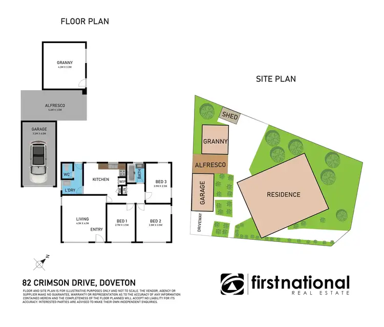 Floorplan of Homely house listing, 82 Crimson Drive, Doveton VIC 3177