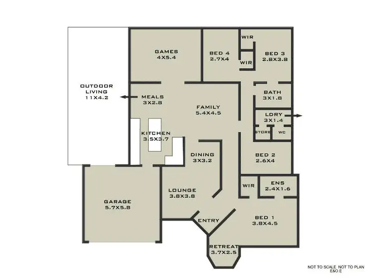 Floorplan of Homely house listing, 16 Mettler Court, Canning Vale WA 6155