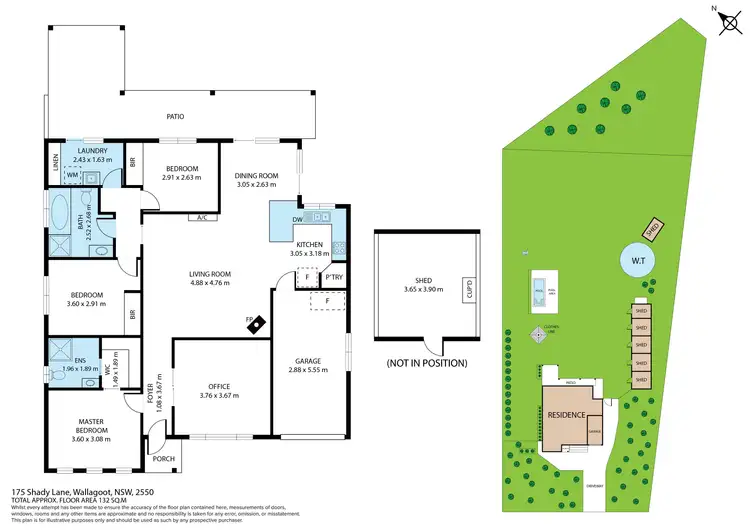 Floorplan of Homely house listing, 175 Shady Lane, Wallagoot NSW 2550