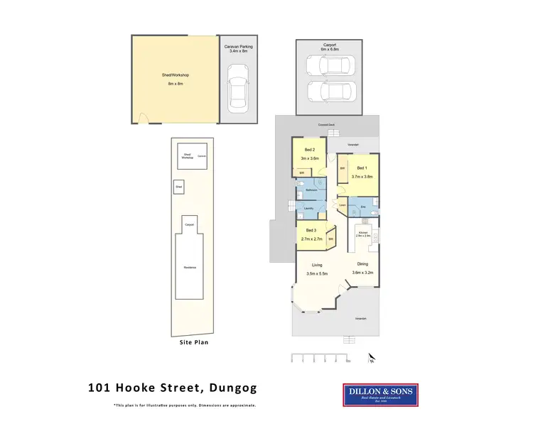 Floorplan of Homely house listing, 101 Hooke Street, Dungog NSW 2420