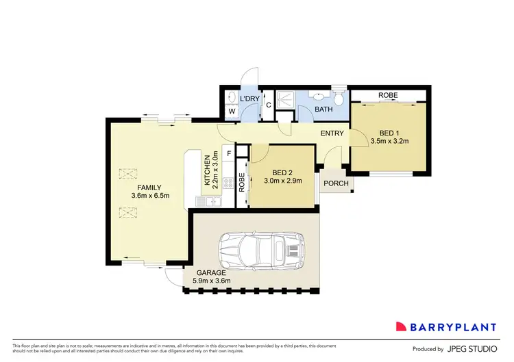 Floorplan of Homely unit listing, 3/64 Leonard Avenue, St Albans VIC 3021