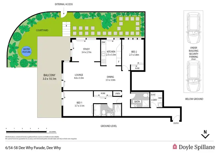 Floorplan of Homely apartment listing, 6/54-58 Dee Why Parade, Dee Why NSW 2099