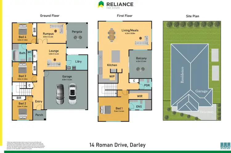 Floorplan of Homely house listing, 14 Roman Drive, Darley VIC 3340