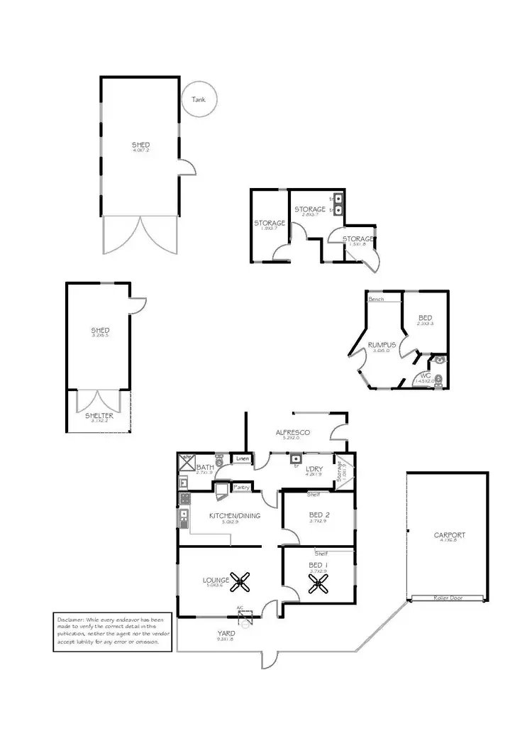 Floorplan of Homely house listing, 12 Ravendale Road, Port Lincoln SA 5606