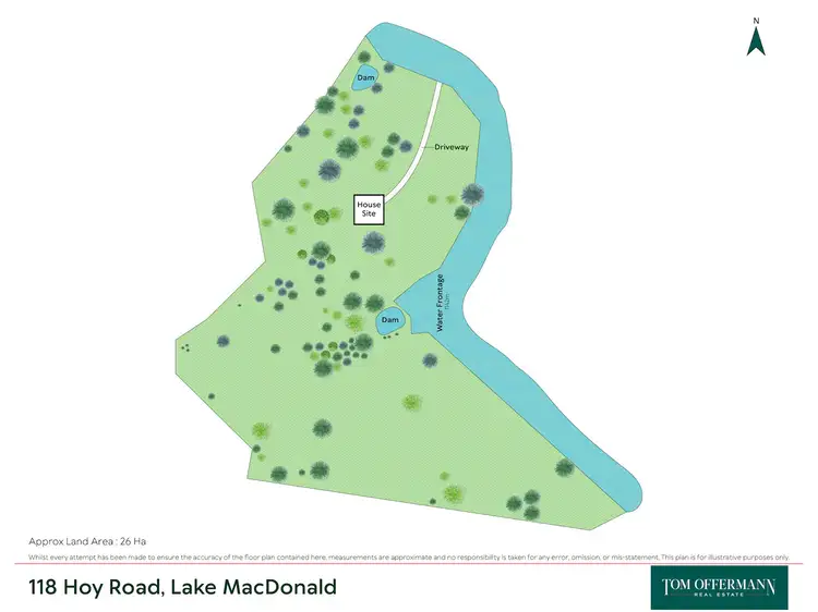 Floorplan of Homely land listing, 118 Hoy Road, Lake Macdonald QLD 4563