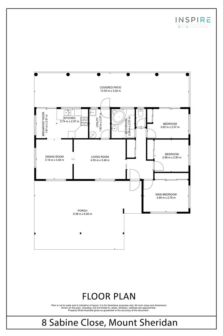 Floorplan of Homely house listing, 8 Sabine Close, Mount Sheridan QLD 4868