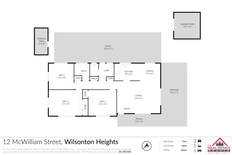Floorplan of Homely house listing, 12 McWilliam Street, Wilsonton Heights QLD 4350