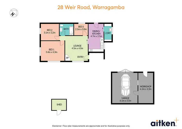 Floorplan of Homely house listing, 28 Weir Road, Warragamba NSW 2752