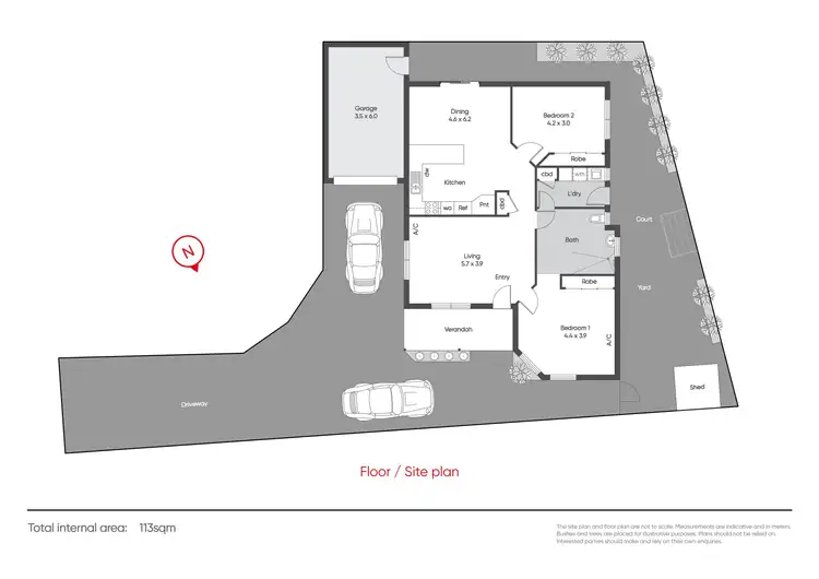 Floorplan of Homely unit listing, 2/9 Janette Close, Warragul VIC 3820