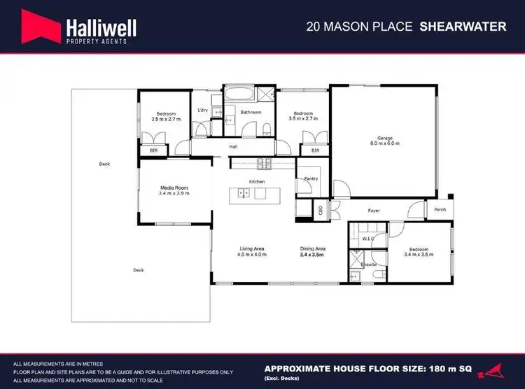 Floorplan of Homely house listing, 20 Mason Place, Shearwater TAS 7307