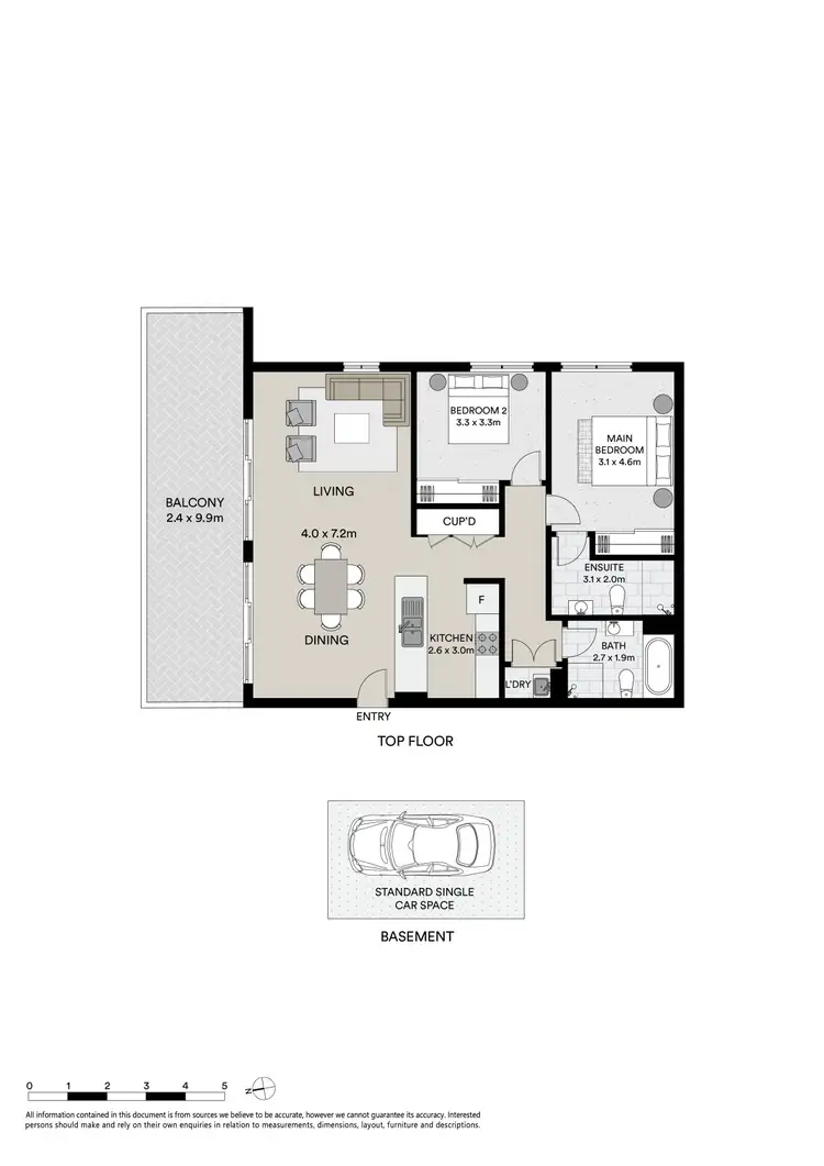 Floorplan of Homely unit listing, 68/13-19 Pastoral Circuit, Pemulwuy NSW 2145