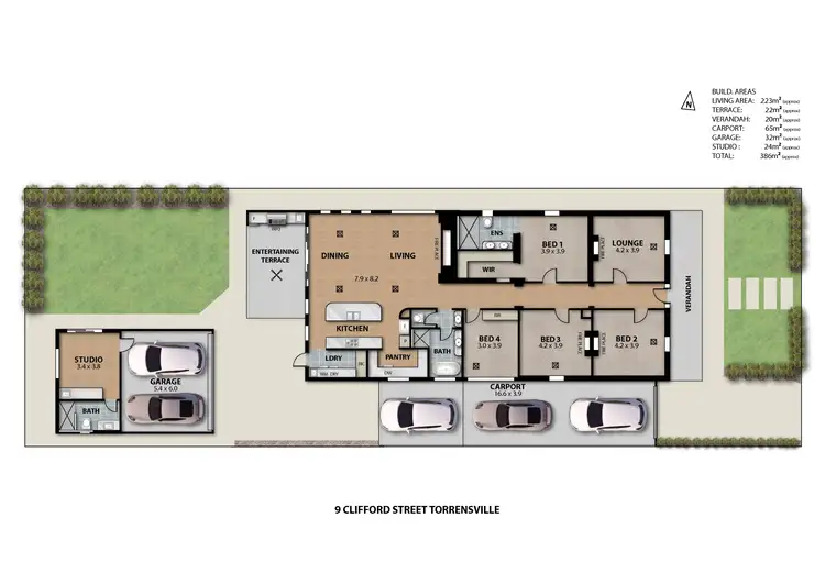 Floorplan of Homely house listing, 9 Clifford Street, Torrensville SA 5031