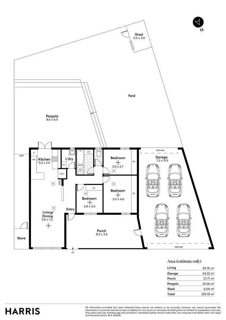 Floorplan of Homely house listing, 9 St Peters Place, Salisbury Downs SA 5108