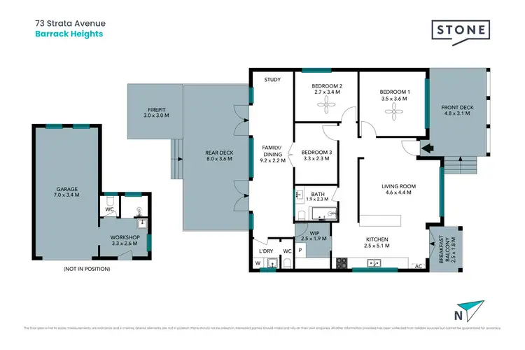 Floorplan of Homely house listing, 73 Strata Avenue, Barrack Heights NSW 2528