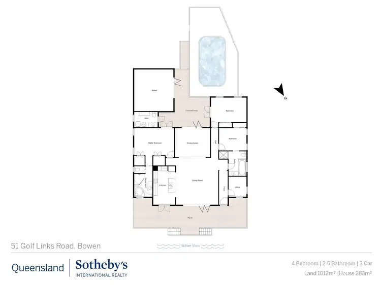 Floorplan of Homely house listing, 51 Golf Links Road, Bowen QLD 4805